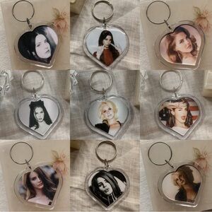 Custom Heart-Shaped Keychains